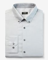 Classic Solid Stretch Pinpoint Oxford 1Mx Dress Shirt Blue Men's