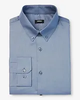 Classic Solid Stretch Pinpoint Oxford 1Mx Dress Shirt Men