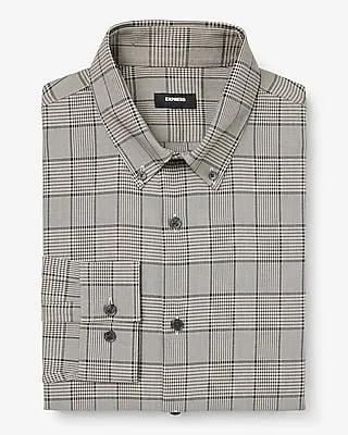 Slim Plaid Flannel 1Mx Dress Shirt