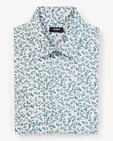 Classic Floral Print Stretch 1Mx Dress Shirt