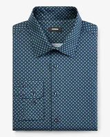 Slim Mini Geo Print Stretch 1Mx Dress Shirt