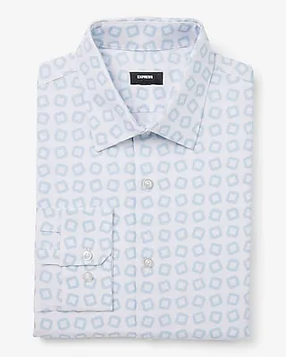 Extra Slim Geo Print Stretch 1Mx Dress Shirt