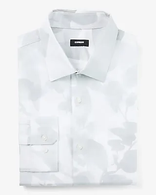 Slim Shadow Floral Stretch Modern Tech 1Mx Dress Shirt