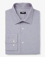 Slim Mini Geo Print Stretch Modern Tech 1Mx Dress Shirt