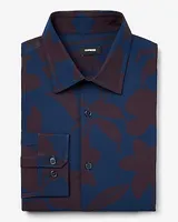 Classic Contrast Floral Stretch 1Mx Dress Shirt