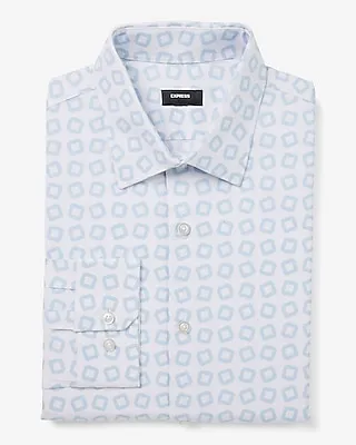 Slim Geo Print Stretch 1Mx Dress Shirt