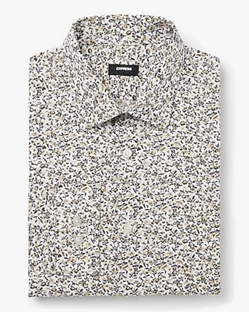 Classic Floral Stretch 1Mx Dress Shirt