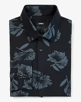 Slim Floral Stretch 1Mx Dress Shirt Men's