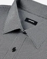 Slim Mini Windowpane Wrinkle-Resistant Performance Dress Shirt