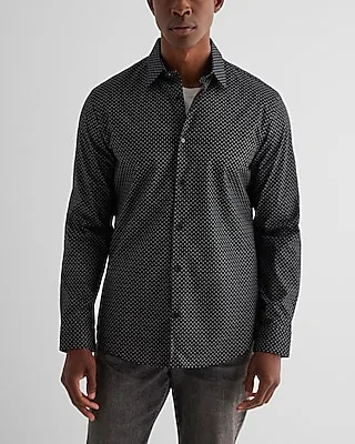 Slim Mini Triangle Geo Stretch 1Mx Dress Shirt