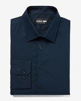 Extra Slim Solid Stretch Cotton 1Mx Dress Shirt Blue Men's