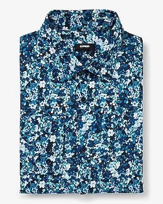 Slim Floral Stretch 1Mx Dress Shirt
