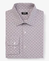 Slim Geo Dot Print Stretch 1Mx Dress Shirt