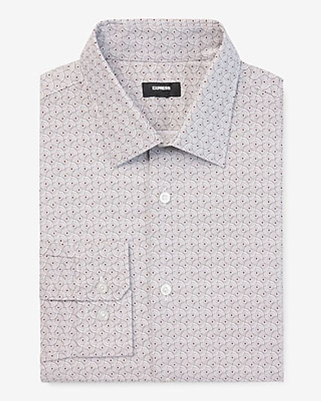 slim solid stretch modern tech 1mx dress shirt Express Men's Slim Stretch Modern Tech 1Mx Dress Shirt in White XS