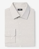 Slim Mini Geo Print Stretch 1Mx Dress Shirt