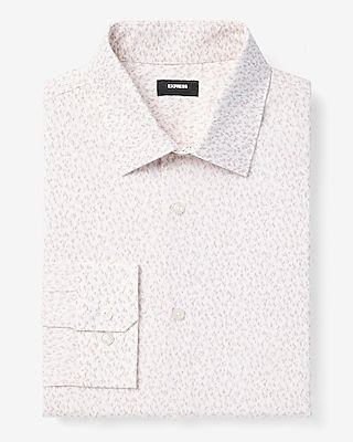 Slim Mini Geo Print Stretch 1Mx Dress Shirt