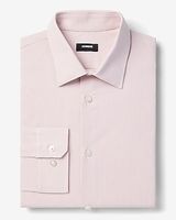 Slim Striped Stretch 1Mx Dress Shirt Pink Men's XL