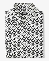 Extra Slim Abstract Geo Stretch 1Mx Dress Shirt