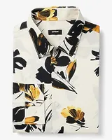 Classic Painted Floral Stretch 1Mx Dress Shirt