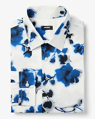 Slim Floral Stretch 1Mx Dress Shirt