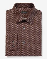 Slim Geo Print Stretch 1Mx Dress Shirt