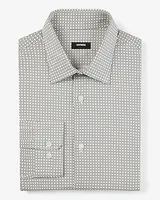 Slim Circle Geo Print Stretch 1Mx Dress Shirt