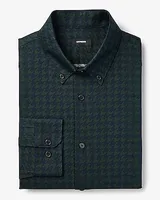 Classic Houndstooth Stretch 1Mx Dress Shirt Men