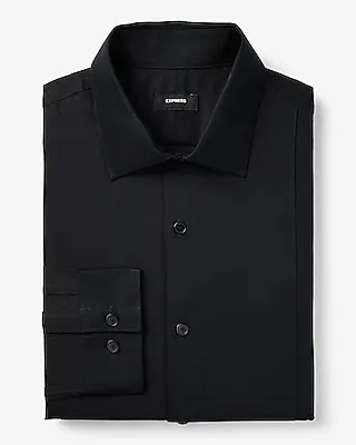 Extra Slim Tuxedo Stretch 1Mx Dress Shirt Black Men's XL