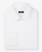 Slim Houndstooth Jacquard 1Mx Dress Shirt White Men's S