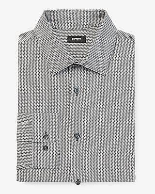 Extra Slim Mini Geo Print Stretch 1Mx Dress Shirt