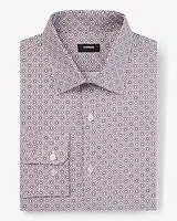 Extra Slim Dot Print Stretch 1Mx Dress Shirt