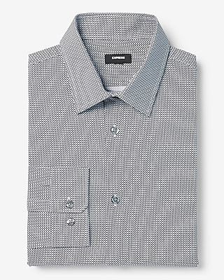 Slim Geo Print Stretch 1Mx Dress Shirt