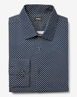 Extra Slim Mini Square Print Stretch 1Mx Dress Shirt