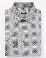 Extra Slim Geo Print Stretch 1Mx Dress Shirt