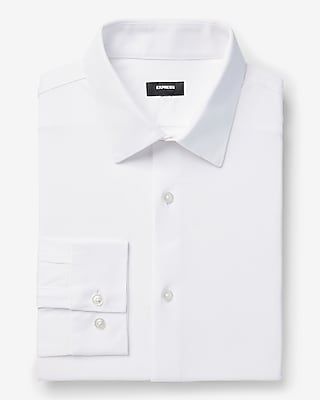 Slim Solid Stretch Modern Tech 1Mx Dress Shirt Men