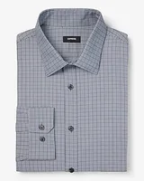 Slim Plaid Wrinkle-Resistant Performance Dress Shirt Men's Tall