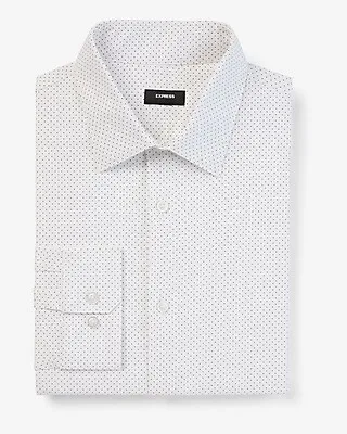 Slim Dot Print Stretch 1Mx Dress Shirt