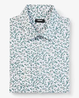 Extra Slim Floral Print Stretch 1Mx Dress Shirt