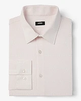 Slim Triangle Geo Stretch Modern Tech 1Mx Dress Shirt Pink Men's XL