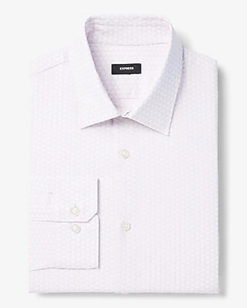 Extra Slim Mini Triangle Print Stretch 1Mx Dress Shirt