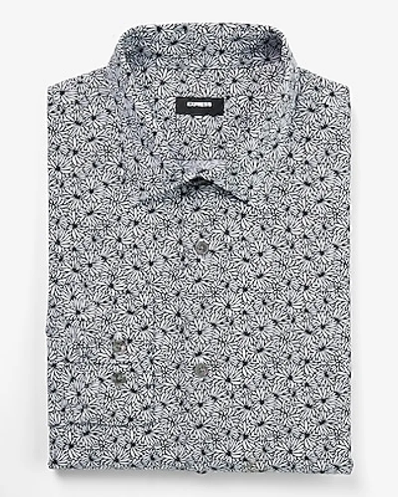 Extra Slim Floral Stretch 1Mx Dress Shirt