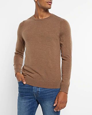 Big & Tall Merino Wool Crew Neck Sweater Men's XXL