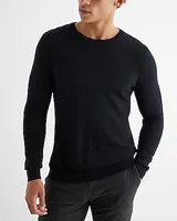 Crew Neck Merino Wool Sweater Men