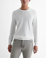 Crew Neck Perfect Pima Cotton Sweater Neutral Men's