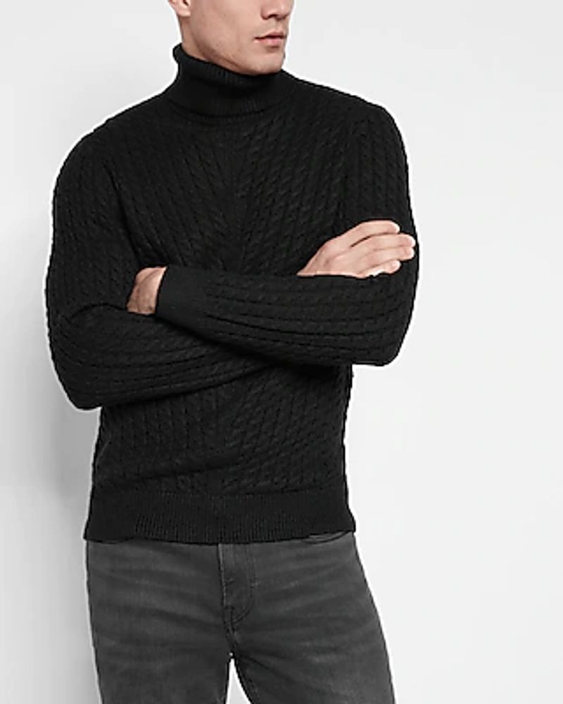 Knit Turtleneck Sweater Men's XXL 