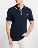 Modern Prep Short Sleeve Sweater Polo Men's Tall