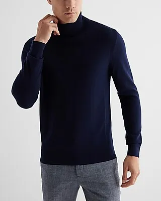 Turtleneck Merino Wool Sweater Men's