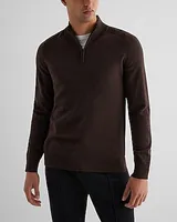 Quarter Zip Merino Wool Sweater Men's S