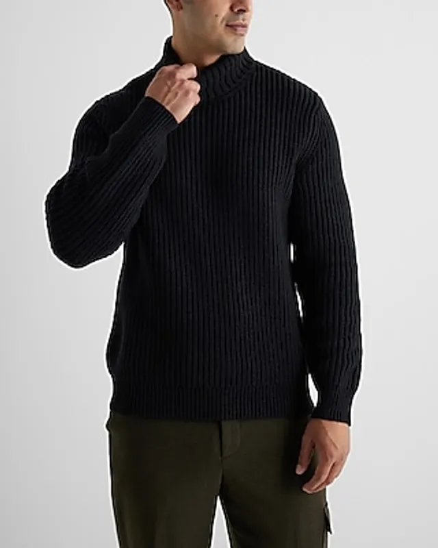 Cotton-blend Chunky Ribbed Sweater