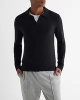 Cotton Johnny Collar Sweater